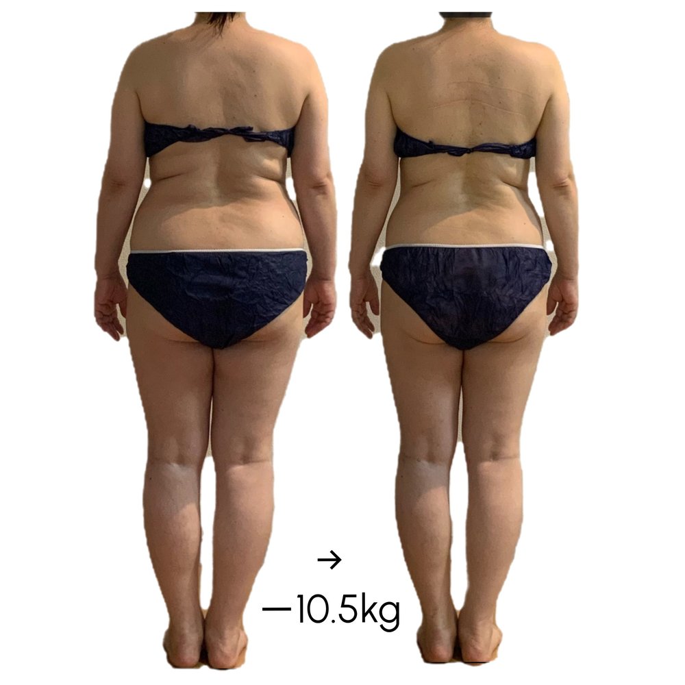 ビフォーアフター -10.5kg