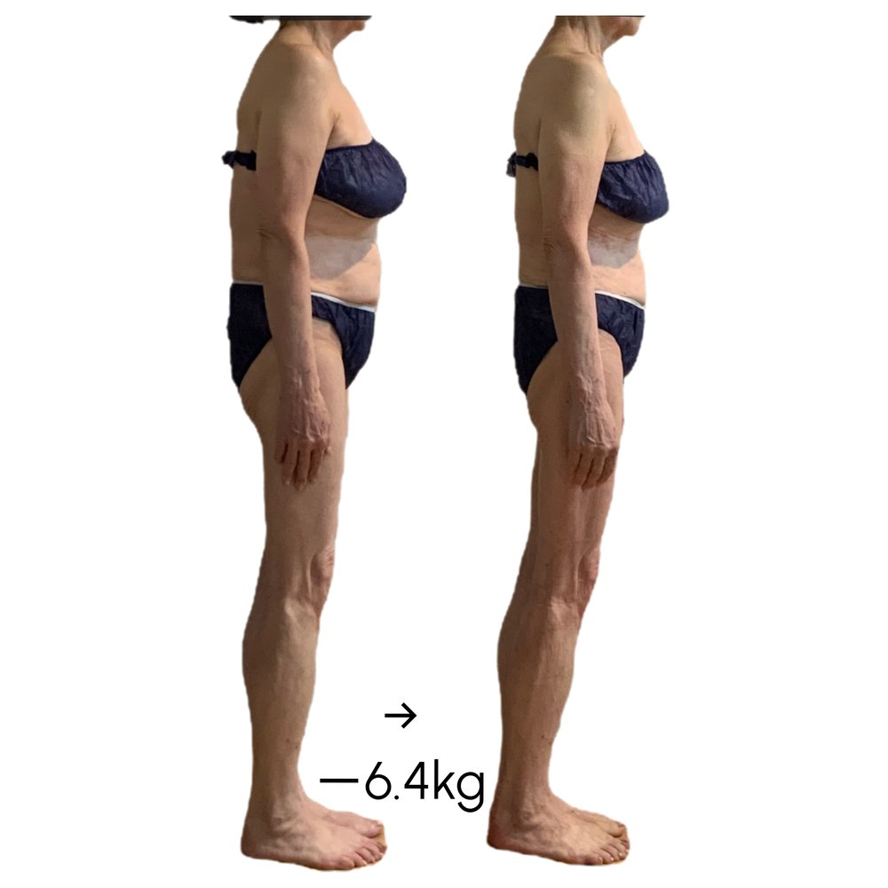 ビフォーアフター -6.4kg