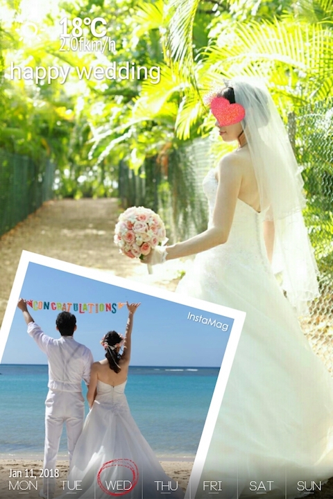 happy wedding！！！
