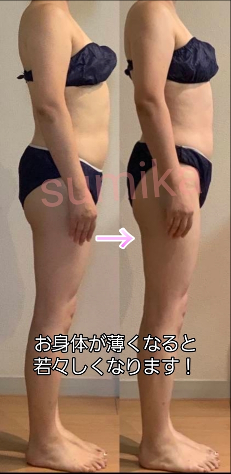 薄い体になりたい！